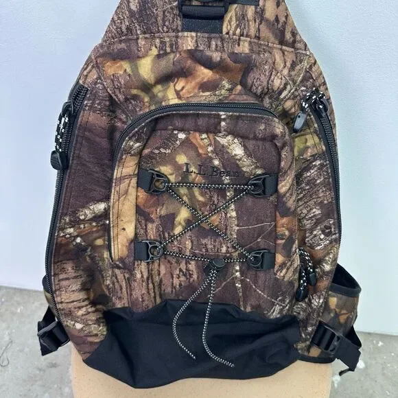 L.L Bean Mossy Oak Break Up Turkey Soft Shell Camo Hunting Backpack